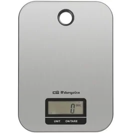 Orbegozo PC 1019 Báscula de cocina electrónica hasta 5 kg plata